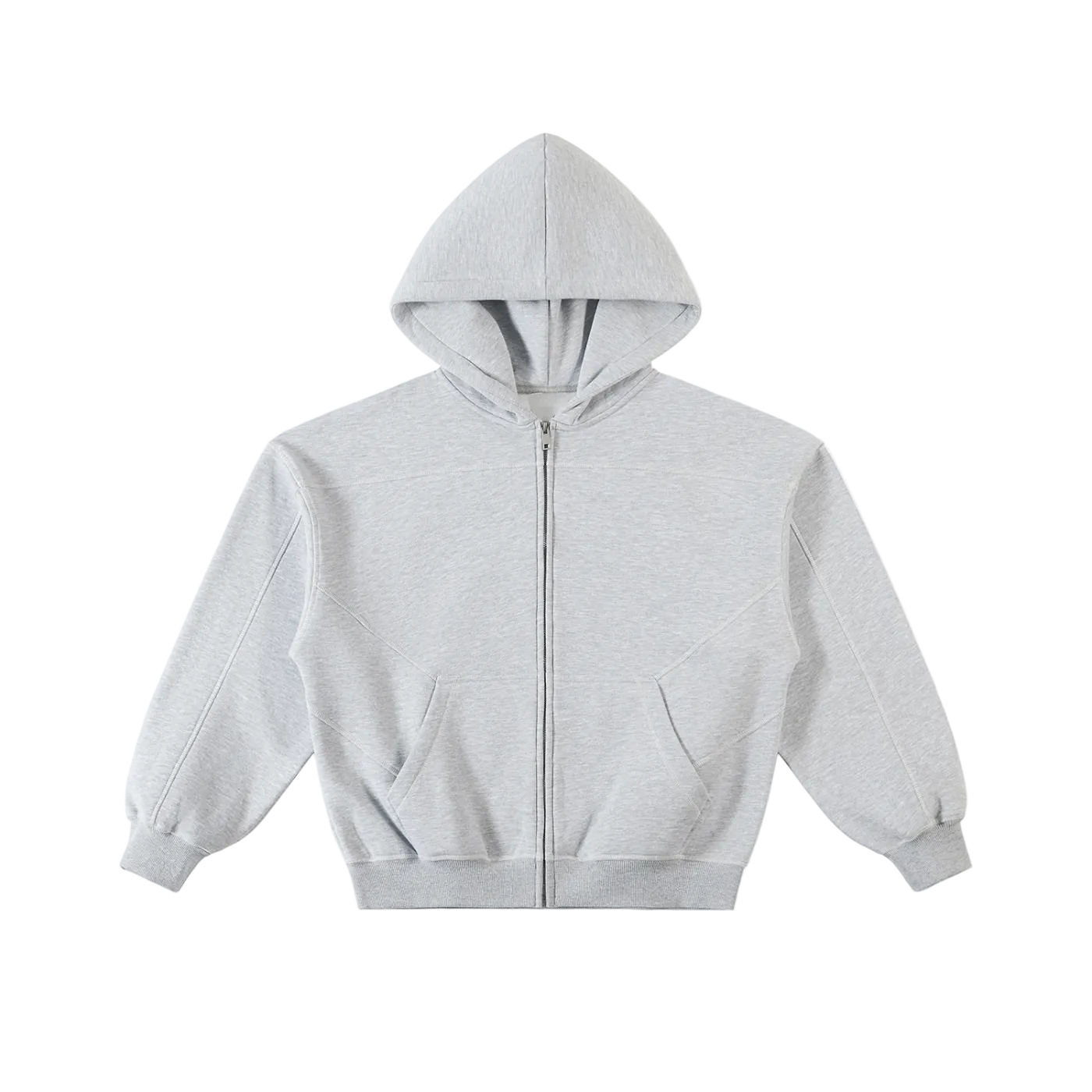 Heavyweight Outer-Stitched Zip Hoodie