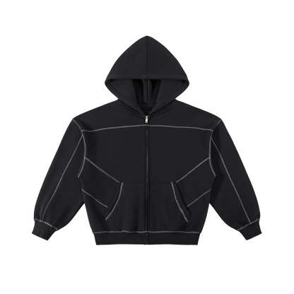 Heavyweight Outer-Stitched Zip Hoodie